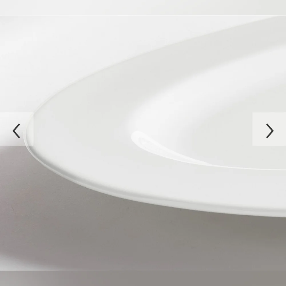 Pottery Barn Porcelain Oval Serving Platter